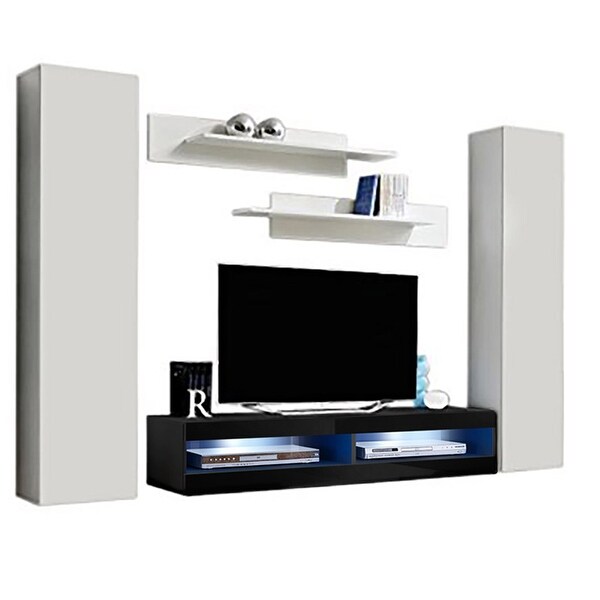 Fly AB1 34TV Wall Mounted Floating Modern Entertainment Center