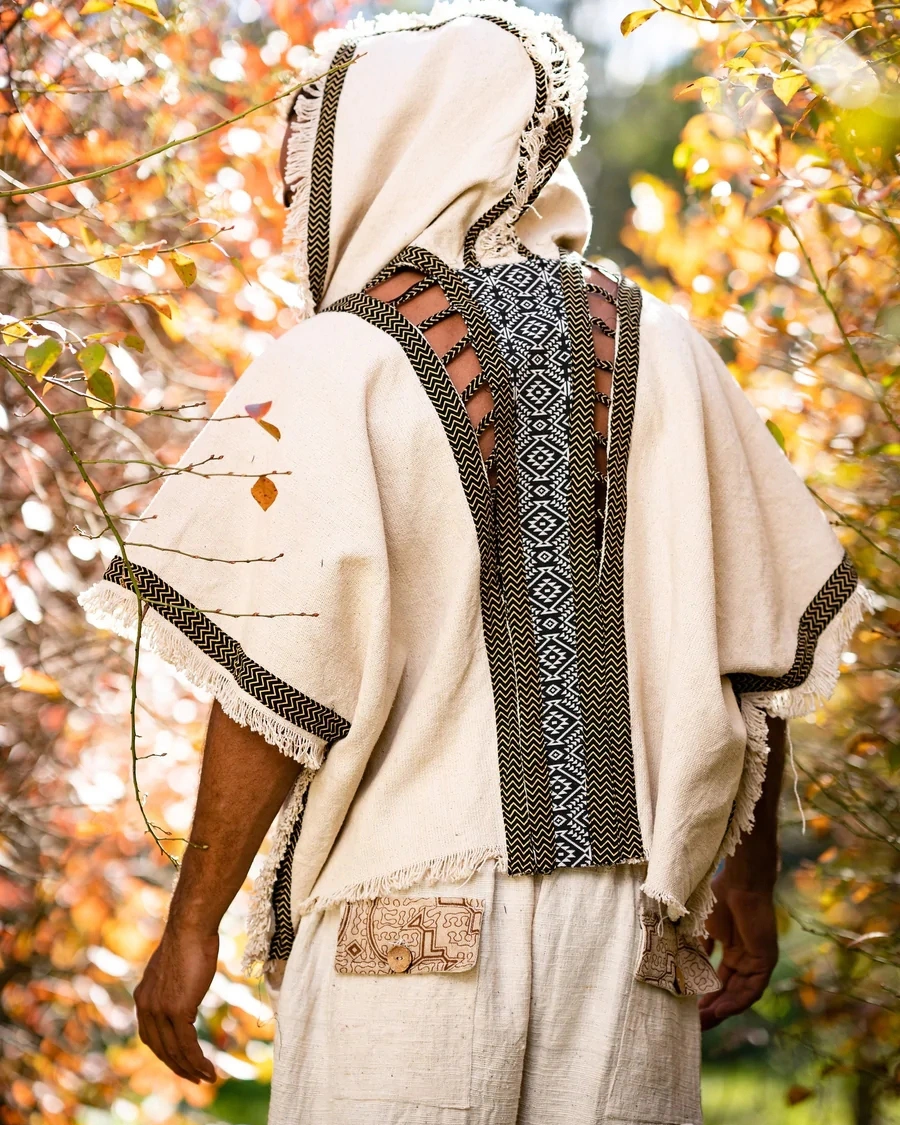 men's fringed cardigan