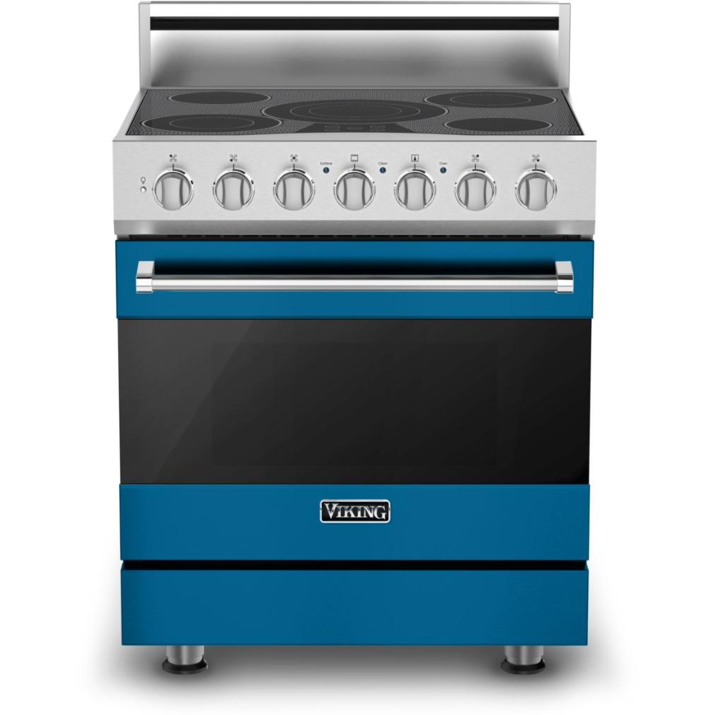 Viking 30-inch Freestanding Electric Range with Vari-Speed Dual Flow Convection CRVER3301-5BAB