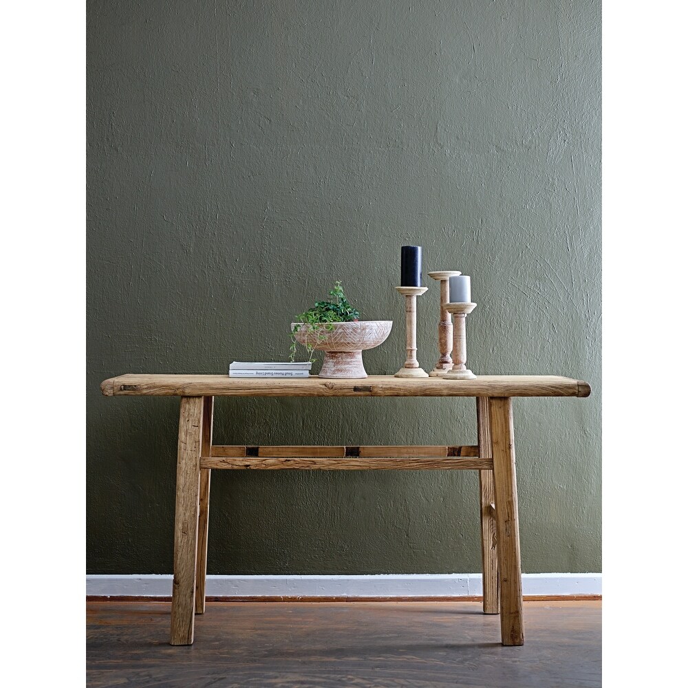 Reclaimed Wood Console Table