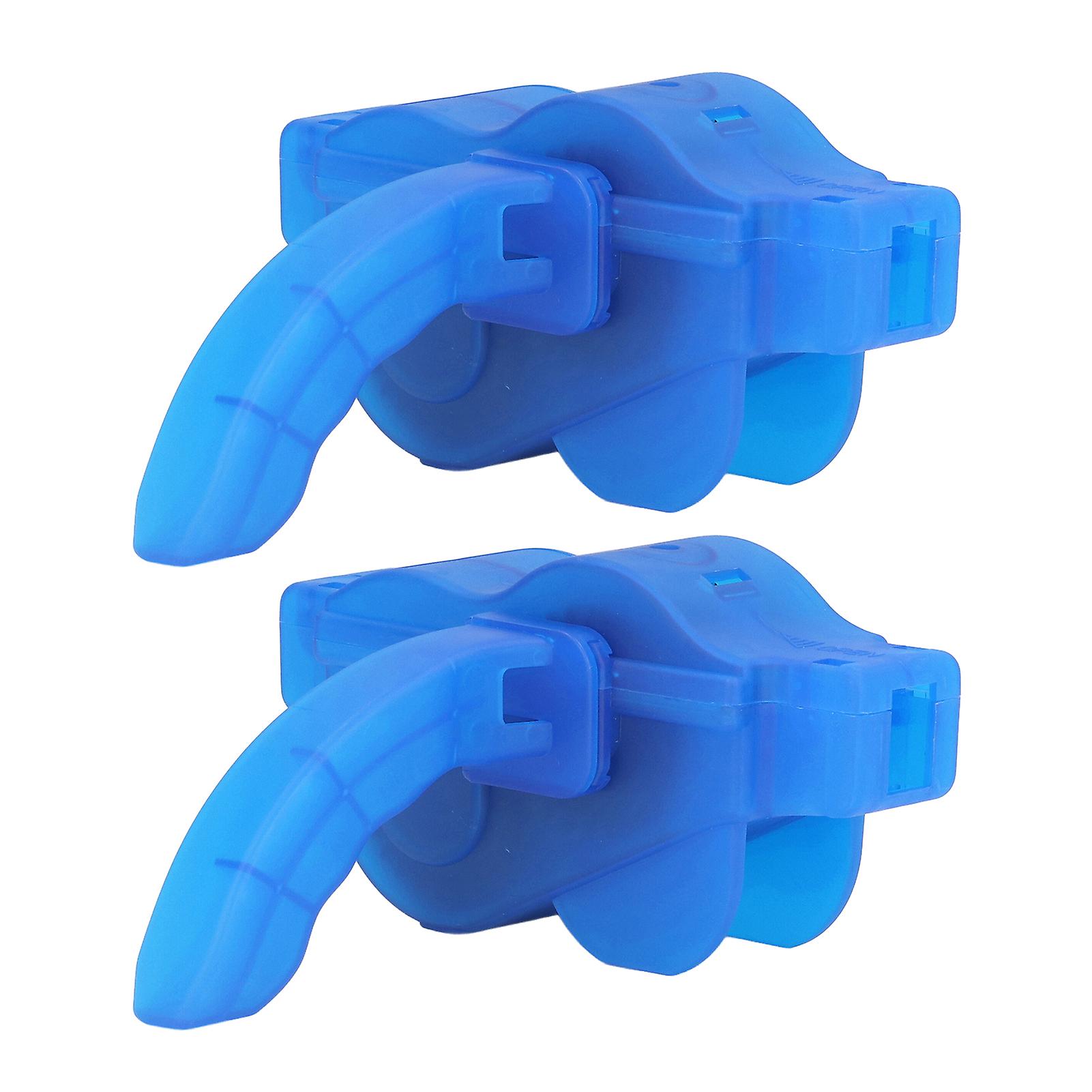 2pcs Bicycle Chain Cleaning Tool Bike Chain Scrubber Cleaner Brush Tool Bicycle Maintenance Tool