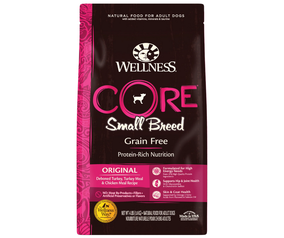 Wellness CORE - Small Breed， Adult Dog Original Deboned Turkey， Turkey