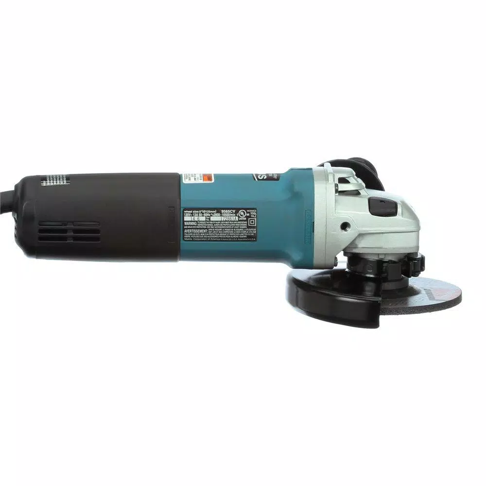 Makita 12 Amp 5 in. SJS High-Power Angle Grinder and#8211; XDC Depot