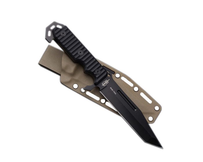 Buck N Bear Tanto Black Combat Fighter Knife BNB700