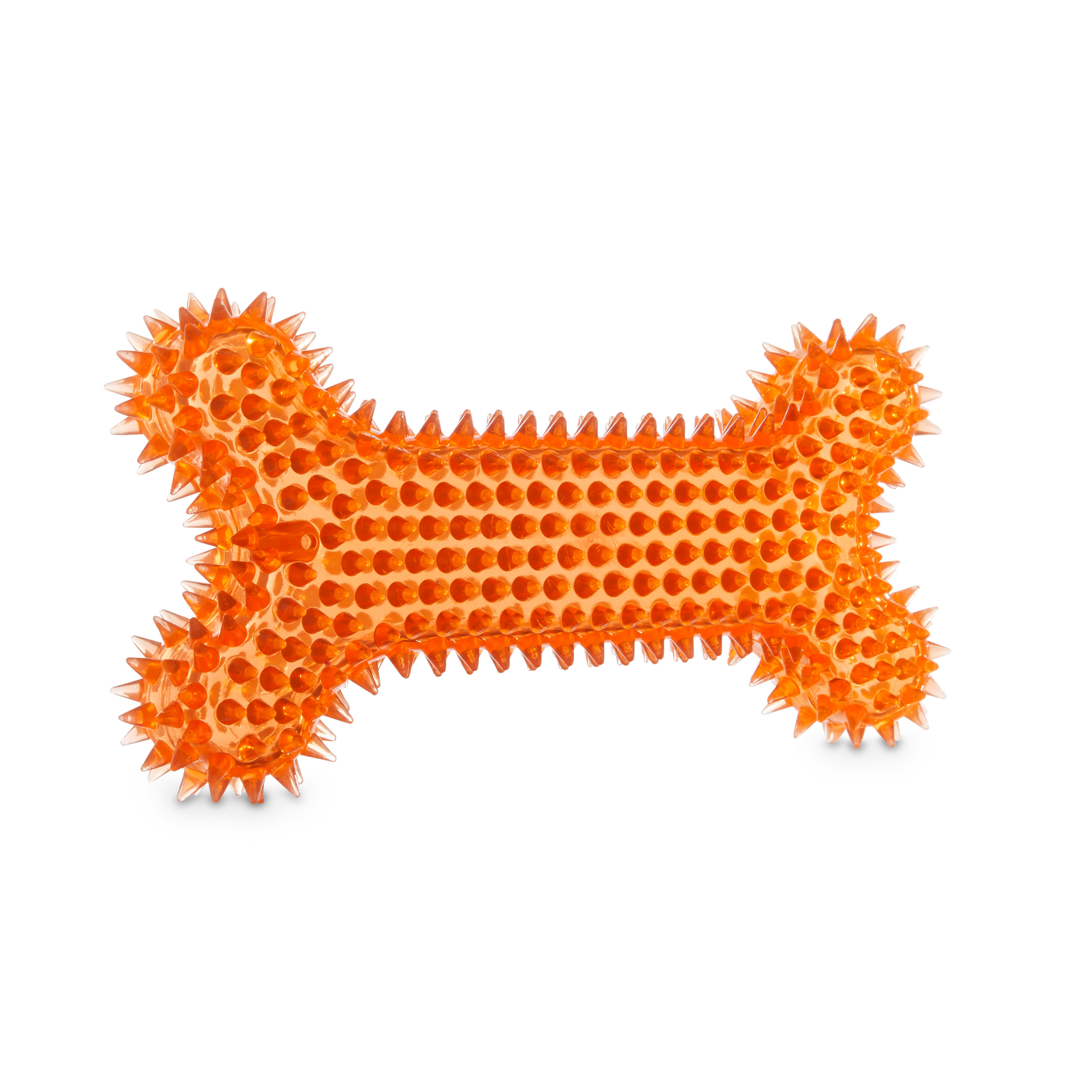 Leaps  Bounds Spiny Bone Dog Chew Toy in Various Styles， Medium