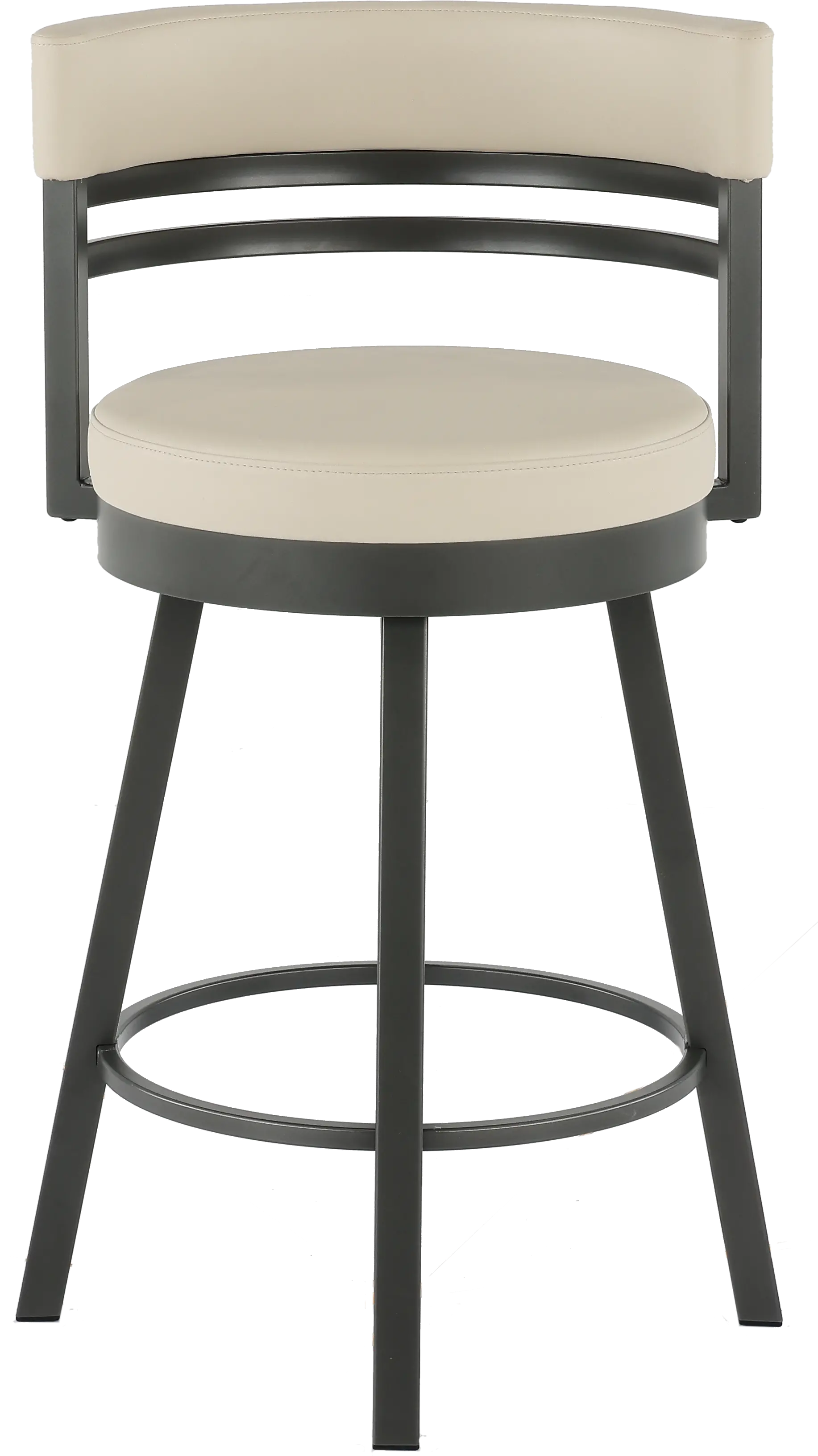 Ronny Oyster White Swivel Counter Height Stool