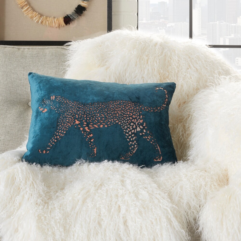 Mina Victory Sofia Black Throw Pillow   ( 14\
