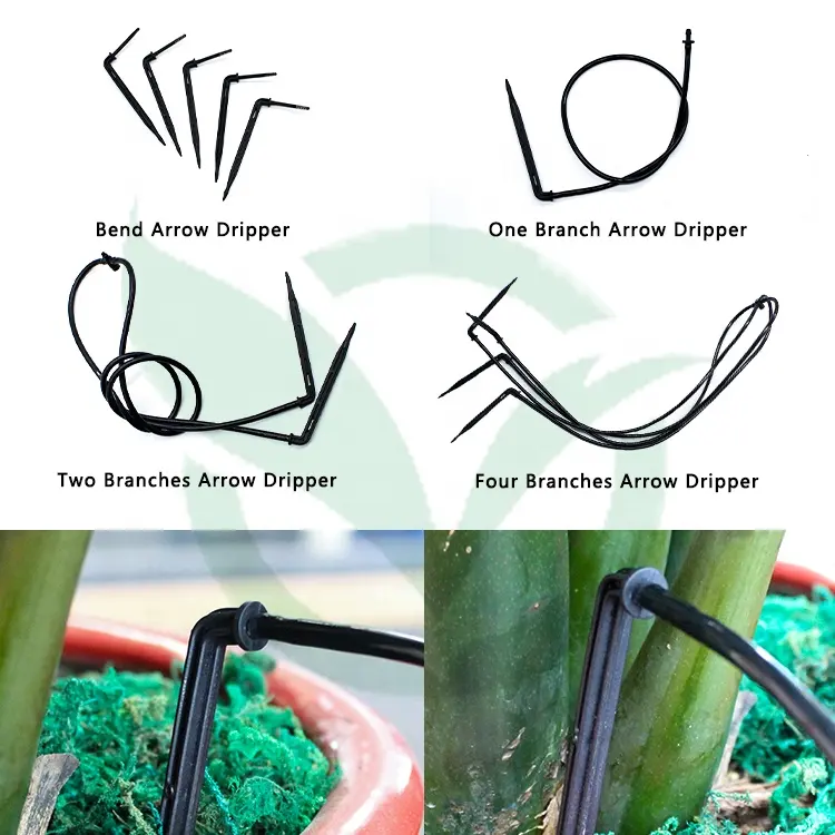 Factory Direct Supply Irrigation System Stick Drip Arrow Dripper 2 Branch Drip Arrow Set