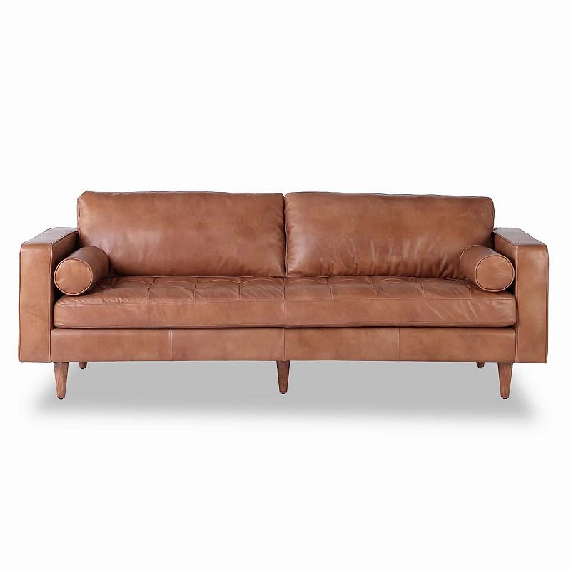 Roma Sofa， Cognac Leather