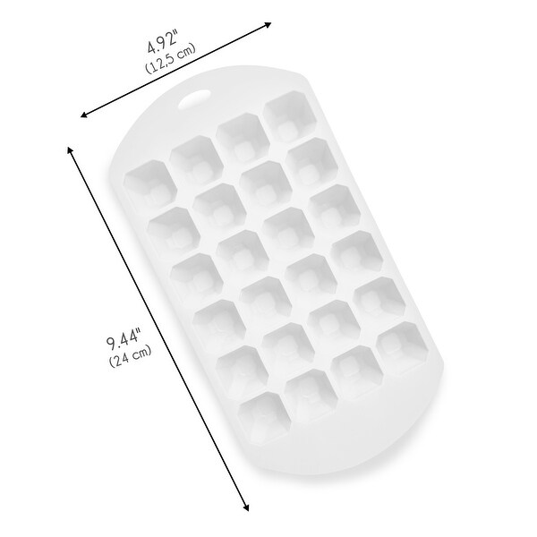 3 pcs Diamond Ice Cube Molds， Large Ice Cube Trays For Cocktails， Whiskey Ice Cubes Mold， Easy Release Flexible Ice Trays