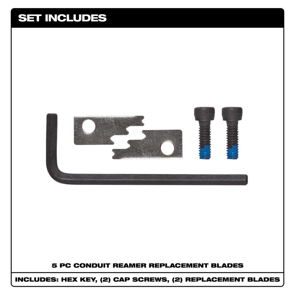 SHOCKWAVE™ Conduit Reamer Replacement Blades ;