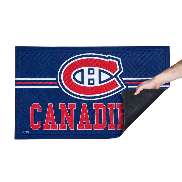 Embossed Mat Cross Hatch Montreal Canadiens