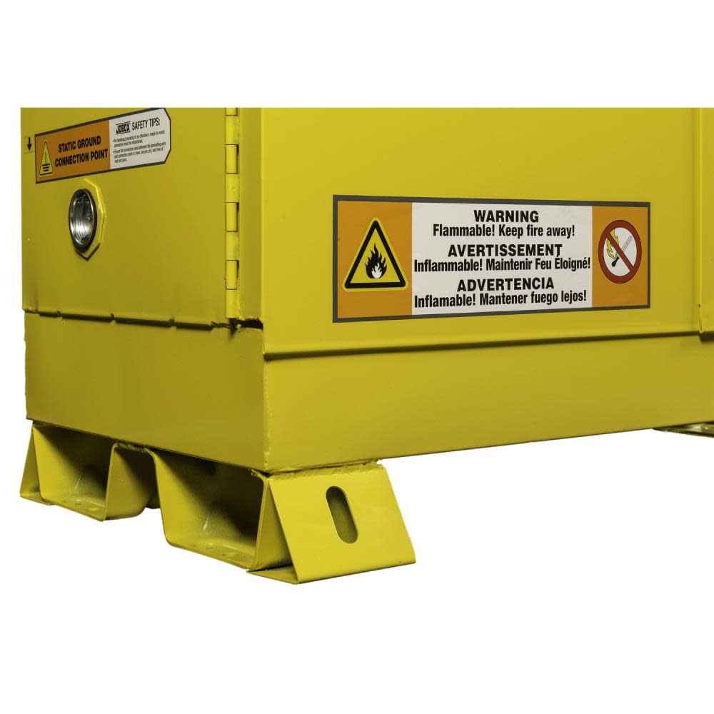 45 Gallon Flammable Manual Close Safety Cabinet ; Yellow ;