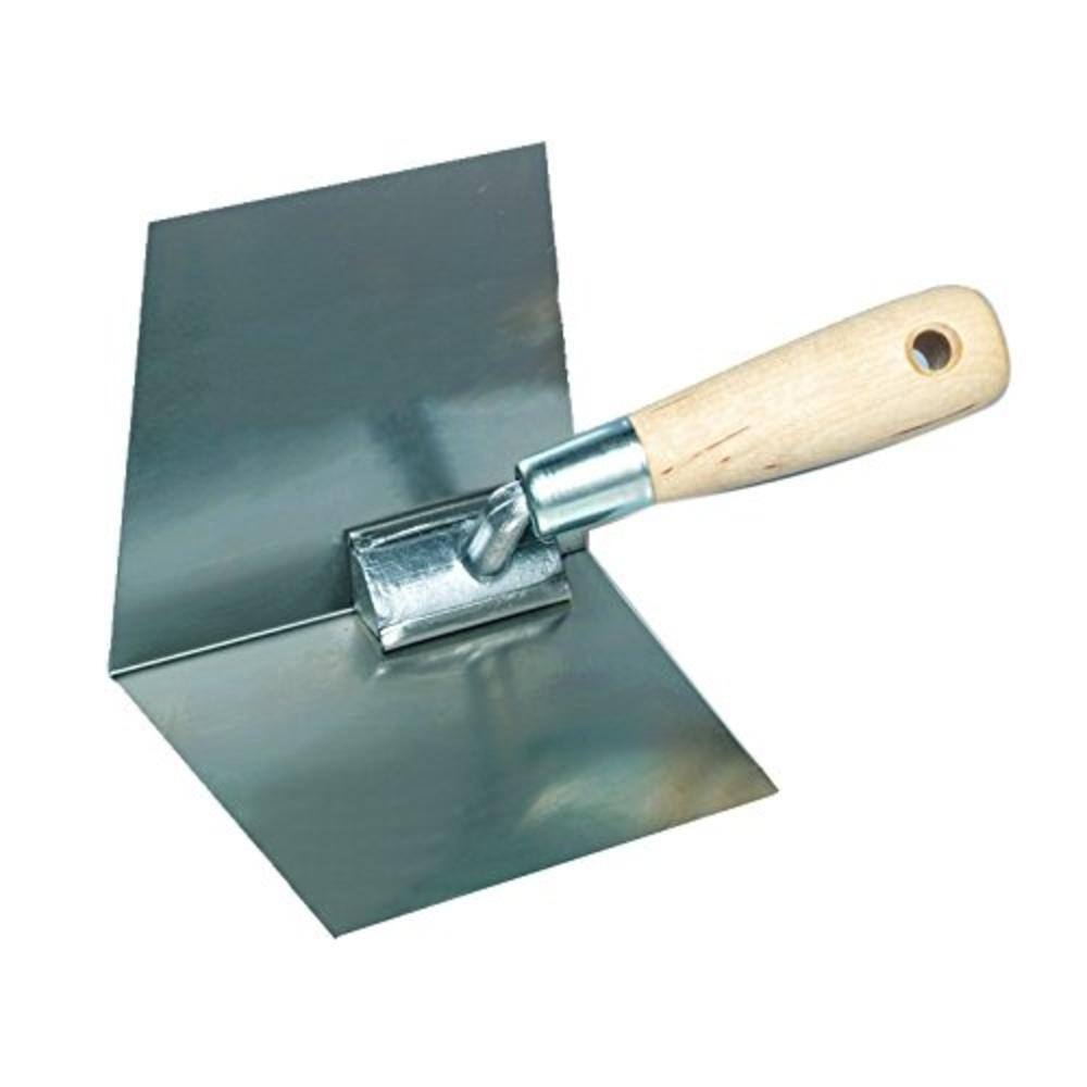 Bon Tool 5 in. to 4-12 in. x 4 in. Stainless Steel Tapered Inside Corner Finishing Trowel 15-125