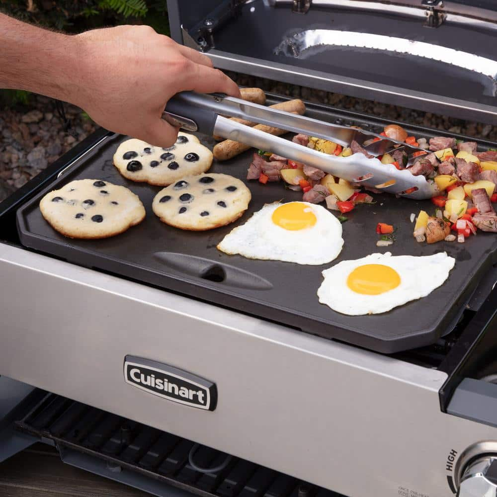 Cuisinart 3-In-1 Propane Tank Griddle and Grill Outdoor Pizza Oven CGG-403