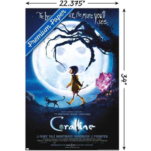 Trends International Coraline Braver One Sheet Unframed Wall Poster Prints