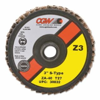 Cgw Abrasives 421 30032 3 S Type T27 Zirconia Reg...