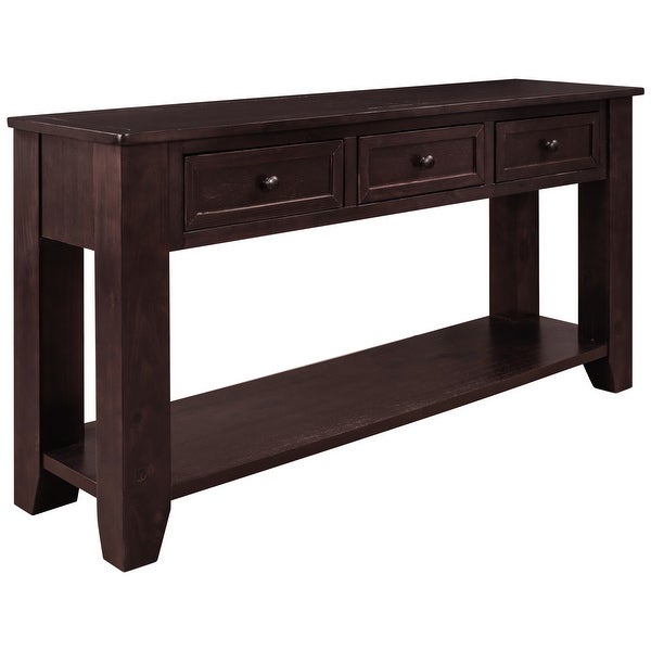 Console Table with 3 Drawers and 1 Shelf