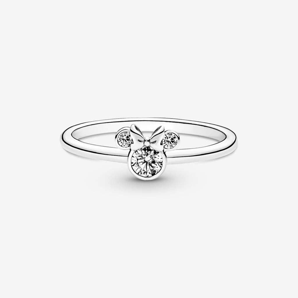 PANDORA  Disney Minnie Mouse Sparkling Head Ring