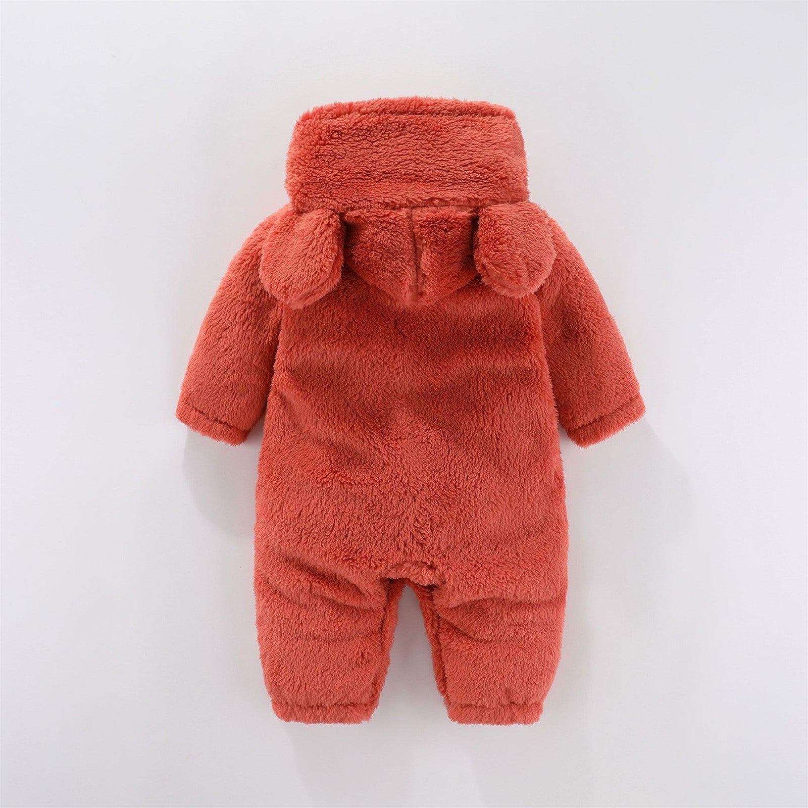 0-12M Newborn Baby Rompers Autumn Winter Warm Fleece Baby Boys Girl Costume Baby Girls Clothing Animal Overall Baby Jumpsuits