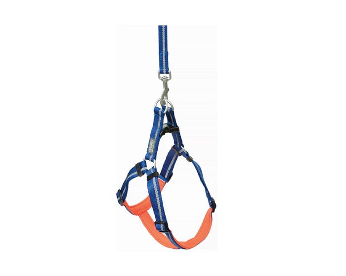 Reflective Neoprene Lined Dog Harness (Small) - Dark Blue - 07-9363-R12