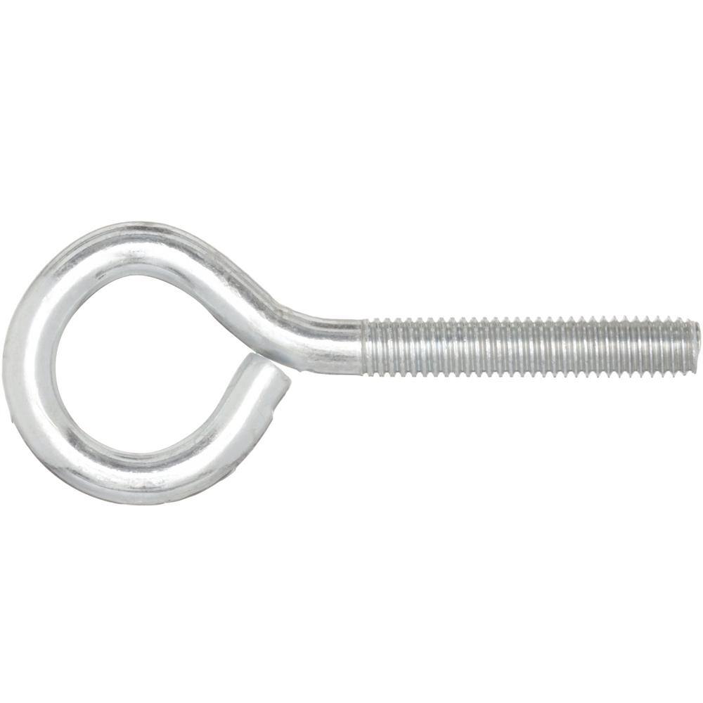 Everbilt 38 in. x 4 in. Zinc-Plated Eye Bolt with Nut 807206