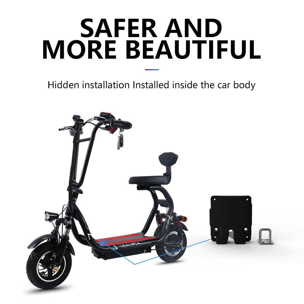 E bike Bottle Module Battery Locks Electric Scooter Parts Folding Ebike Lithium App Unlock Battery Case Lock