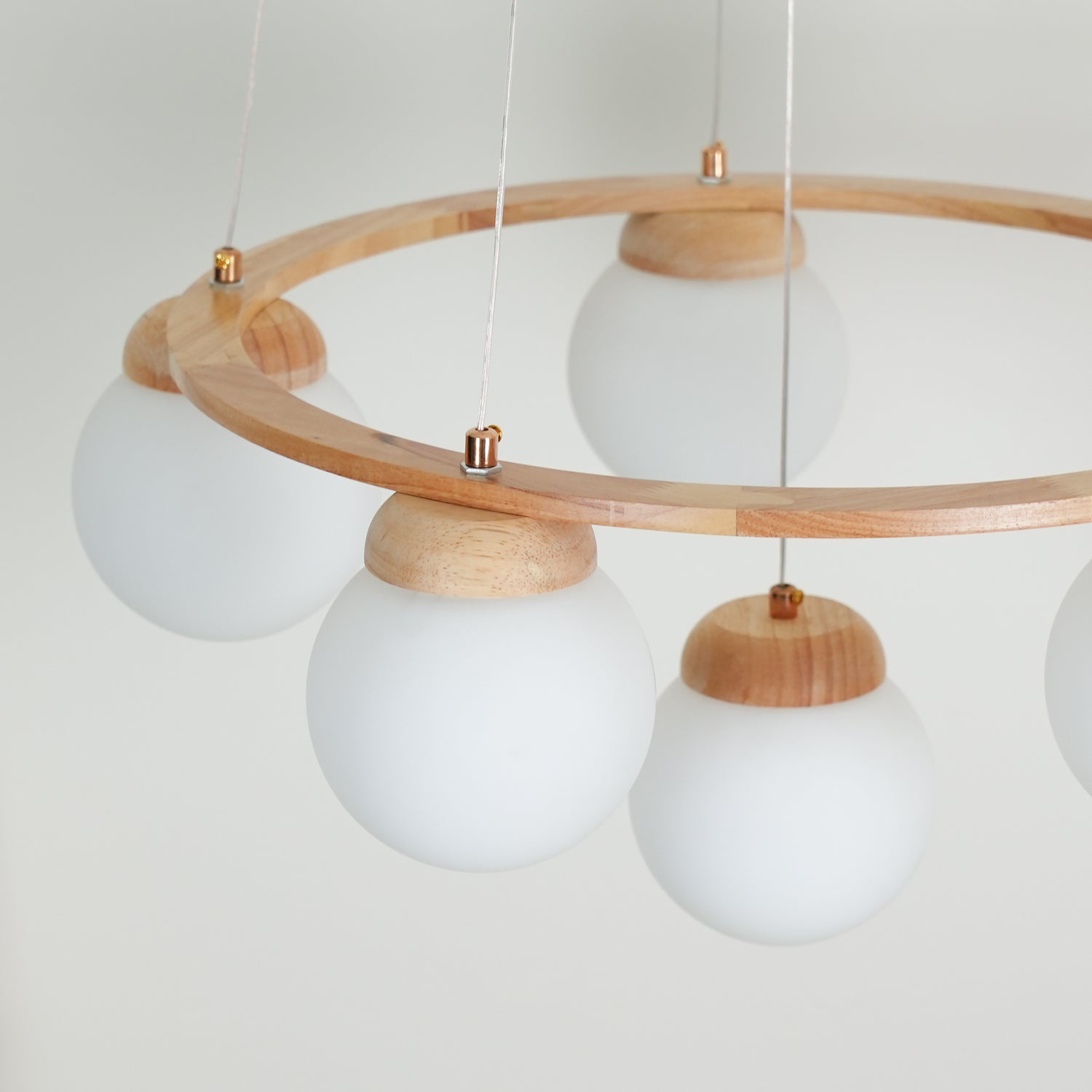 Miira Wood Chandelier