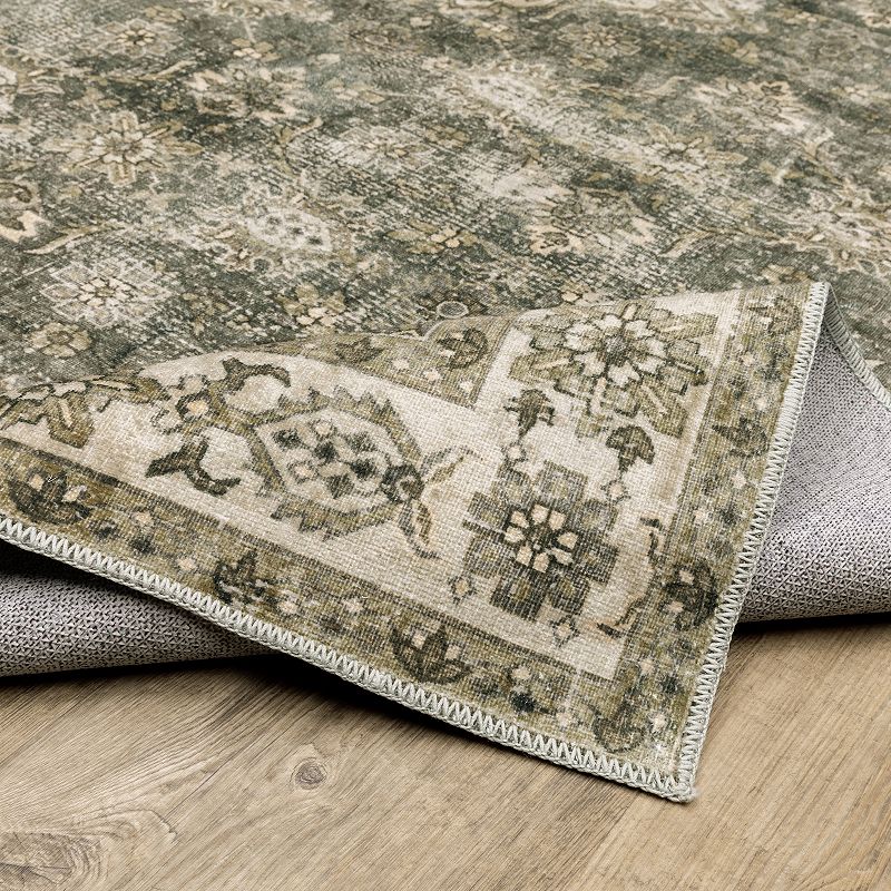 StyleHaven Marissa Washable Vintage Ornate Area Rug