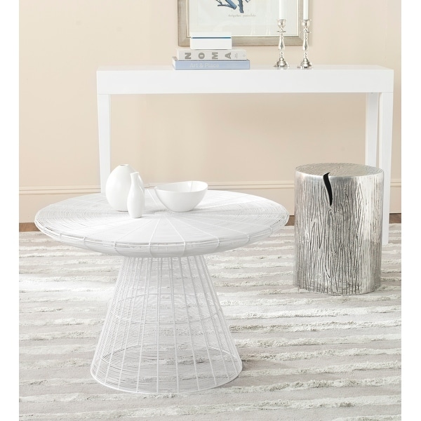 SAFAVIEH Reginald White Wire Coffee Table - 29