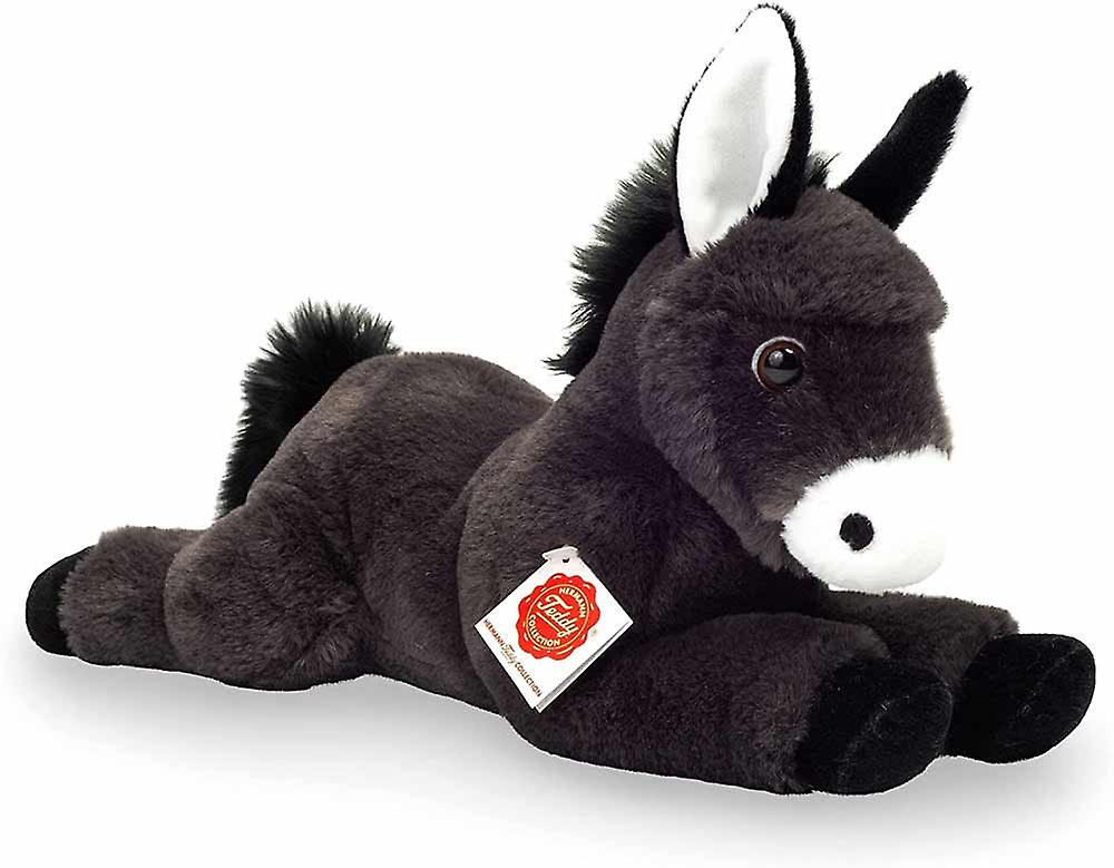 Hermann Teddy donkey lying down 34 cm