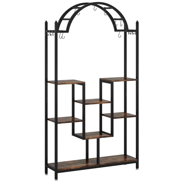 Tribesigns 74 8 x27 x27 Arched Indoor Plant Stand