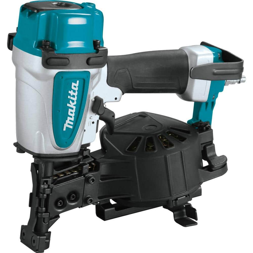 Makita 15 Degree 1-3/4 in. Pneumatic Coil Roofing Nailer AN454