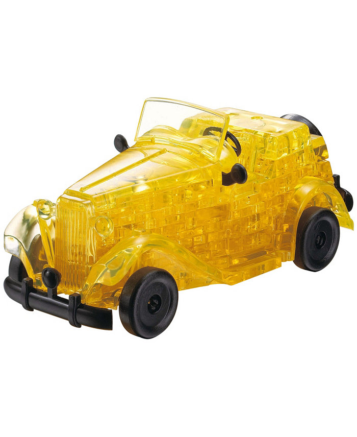 Areyougame 3D Crystal Puzzle - Classic Car Yellow - 53 Piece