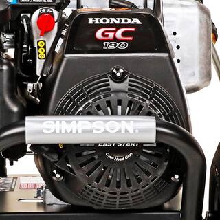 SIMPSON MegaShot 3200 PSI 2.5 GPM Gas Cold Water Pressure Washer with HONDA GC190 Engine (49-State) MSH3125-S