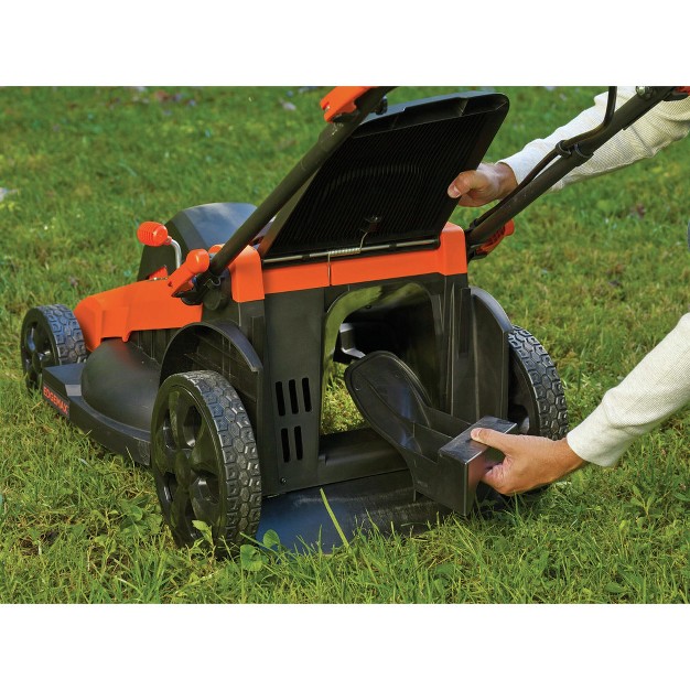 Black amp Decker Cm2043c 40v Max Brushed Lithium ion 20 In Cordless Lawn Mower Kit With 2 Batteries 2 Ah