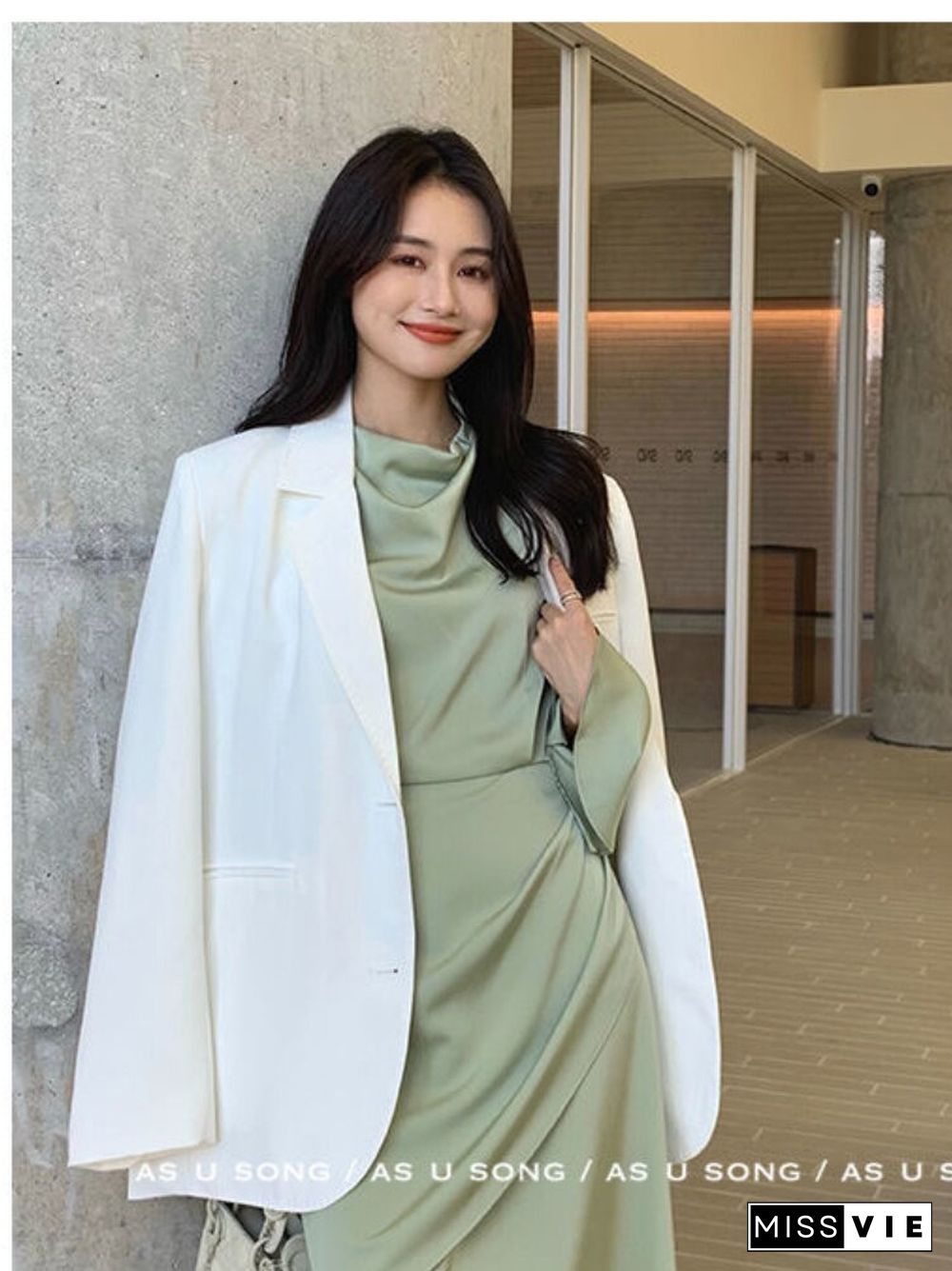 Purple Suit Jacket Women's New Korean Version Oversize Design Casual Suit All Match Fashion Blazer Mujer Office Lady Coat