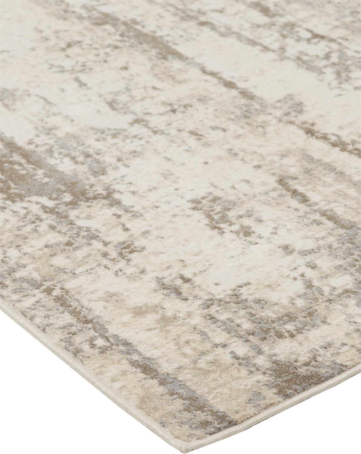 Parker Ivory and Gray Rug by BD Fine