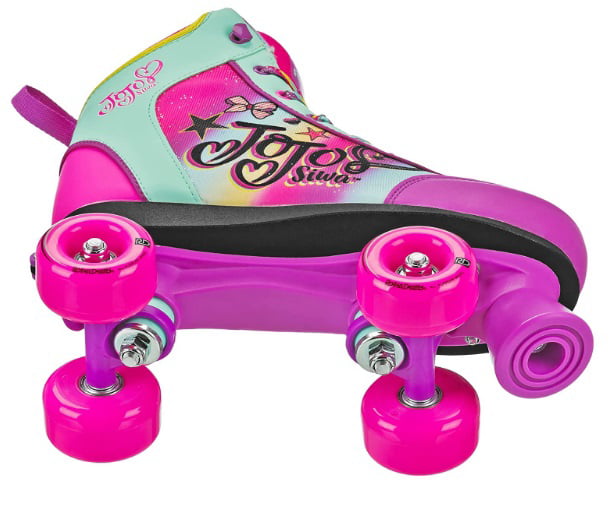 Roller Derby JoJo Siwa Adjustable Quad Star Roller Skate， Size Medium (3-6)