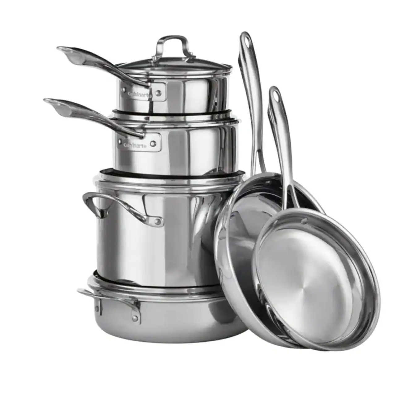 MultiClad 10-Piece Stainless Steel Cookware Set