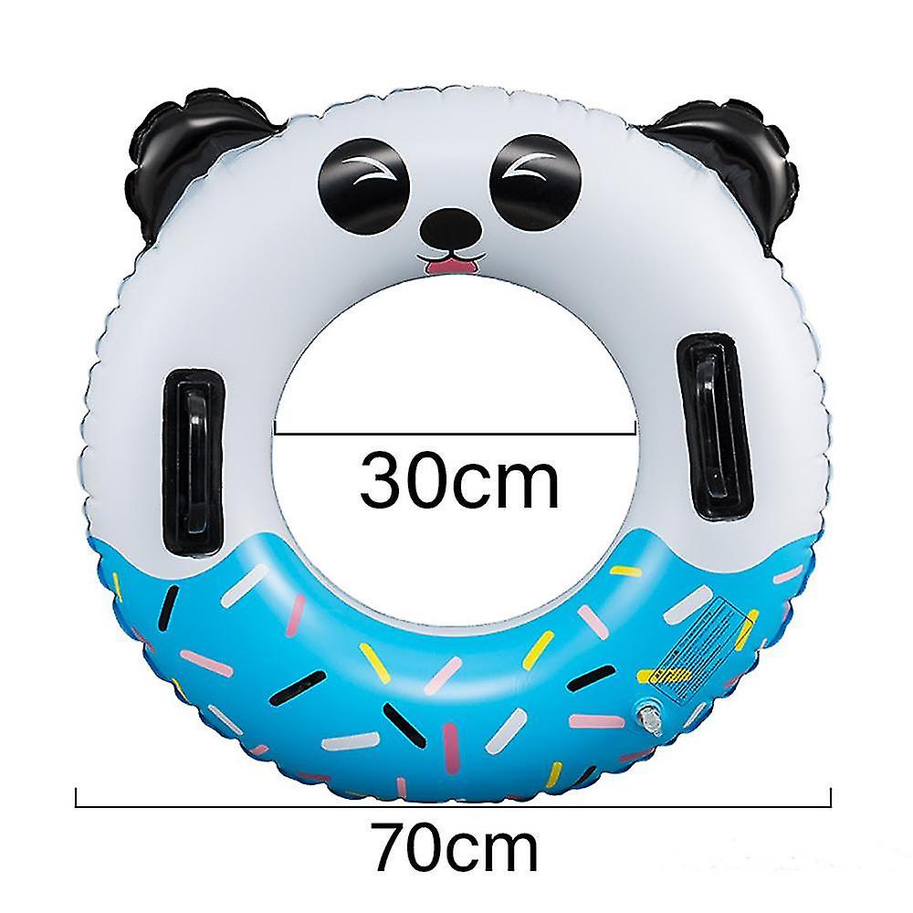 Swimming Ring For Kids Inflatable Pool Floats Toddlers Swim Tube With Handles Water Toys For Beach Pool Party