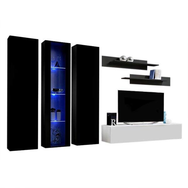 Fly C4 30TV Wall Mounted Floating Modern Entertainment Center