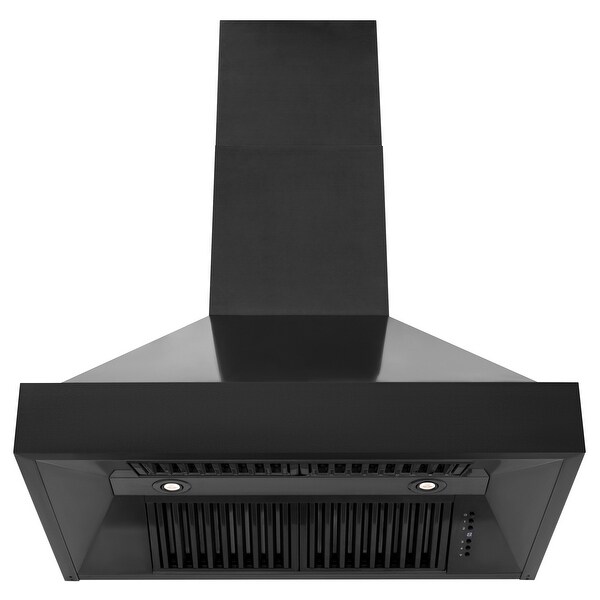 ZLINE Vent Black Stainless Steel Wall-mounted Range Hood