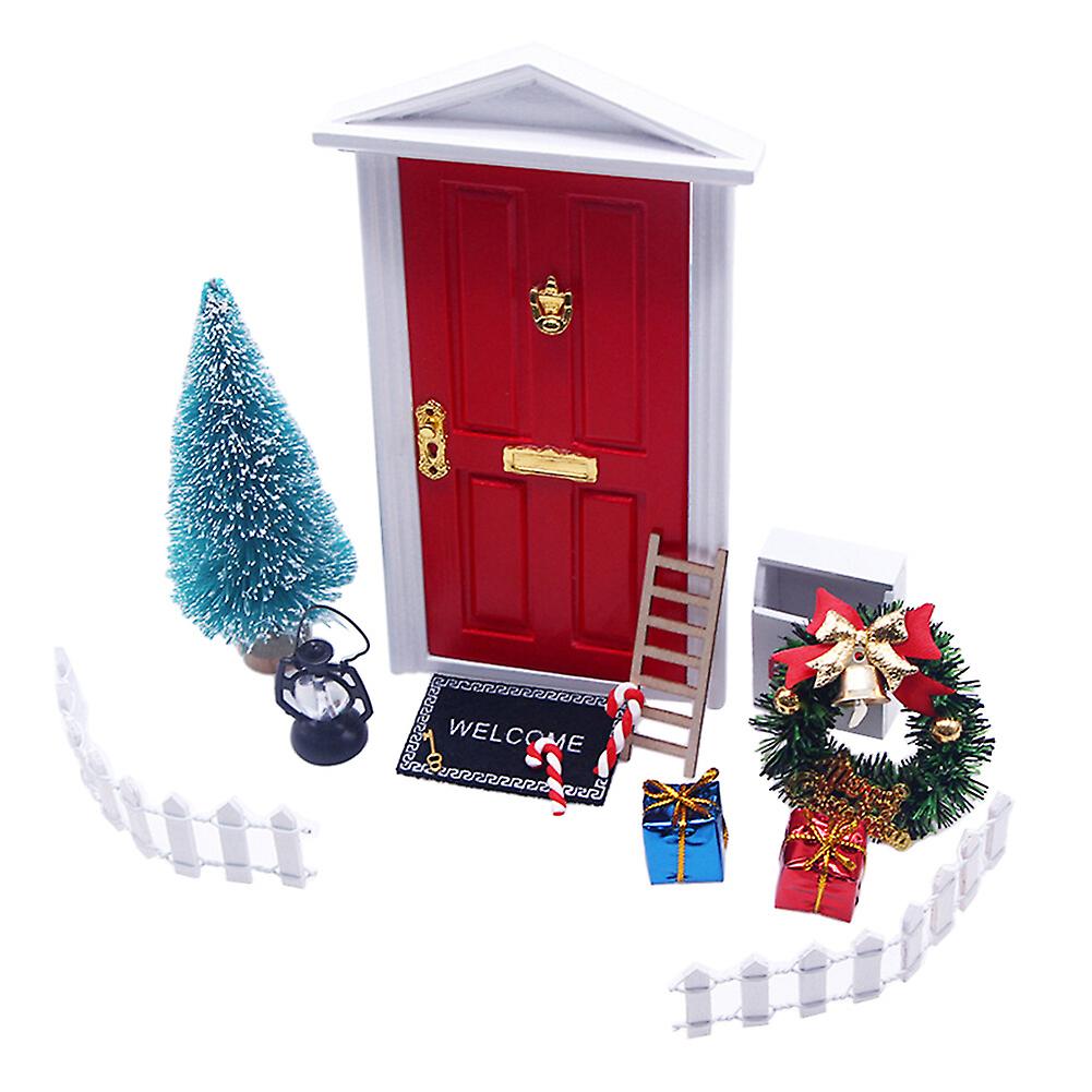 Christmas Miniature Ornaments Kit， 10pcs Diy Christmas Scene Fairy Garden Dollhouse Home D??|cor Dollhouse D??|cor For Christmas Party Decoration Micr