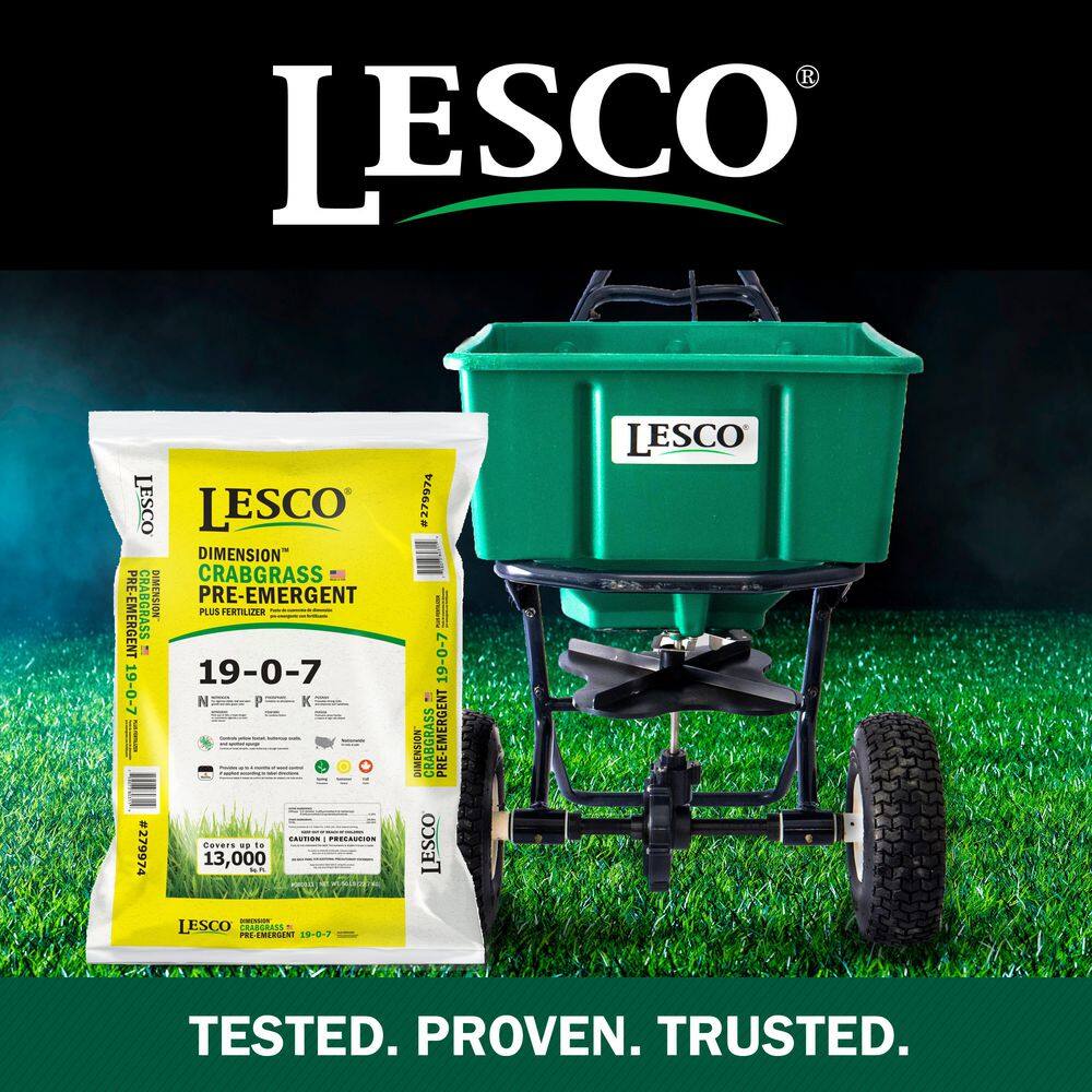 LESCO 50 lb. 19-0-7 Dimension Crabgrass Preventer Dry Lawn Fertilizer 080311