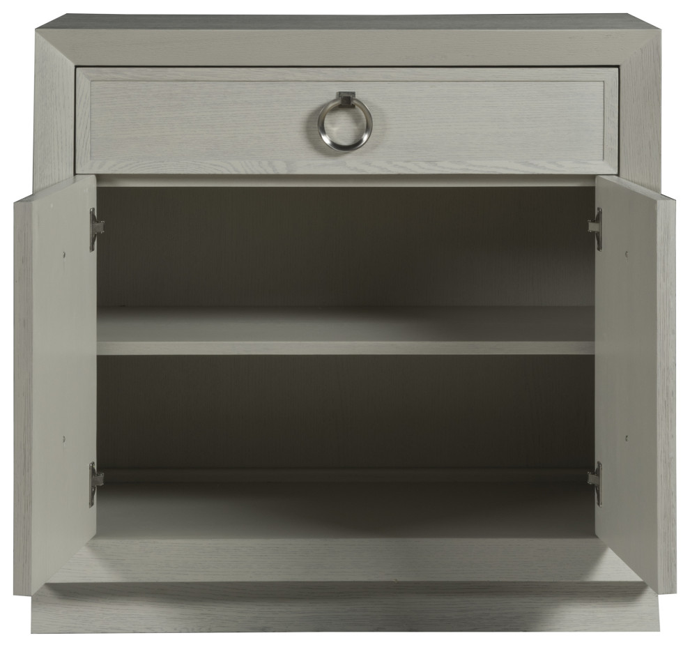 Zeitgeist White Hall Door Chest   Transitional   Accent Chests And Cabinets   by HedgeApple  Houzz