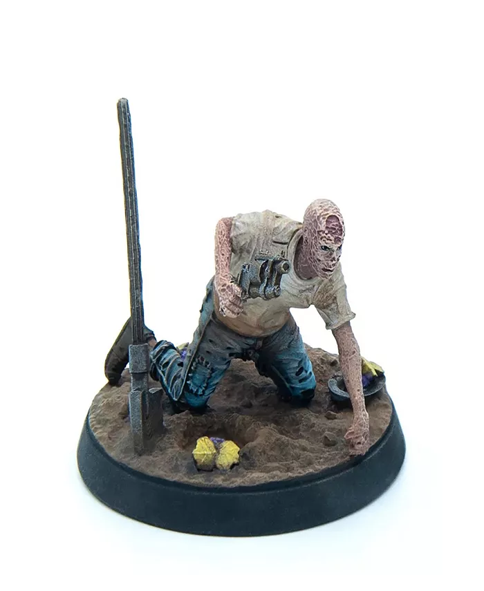 Modiphius Fallout Wasteland Warfare Survivors Ghoul Settlers the Slog 6 Unpainted Resin Miniatures