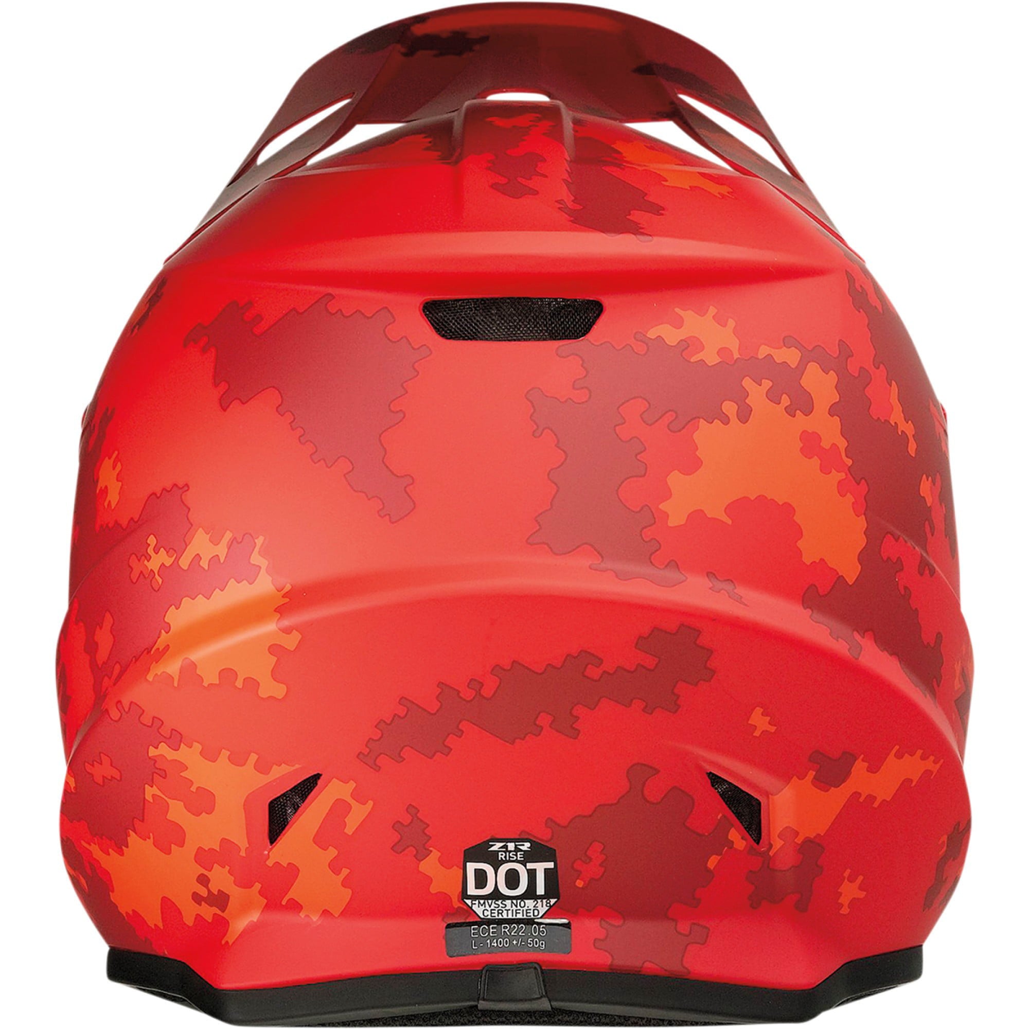 Z1R Rise Camo 2 Digi MX Offroad Helmet Red XXL