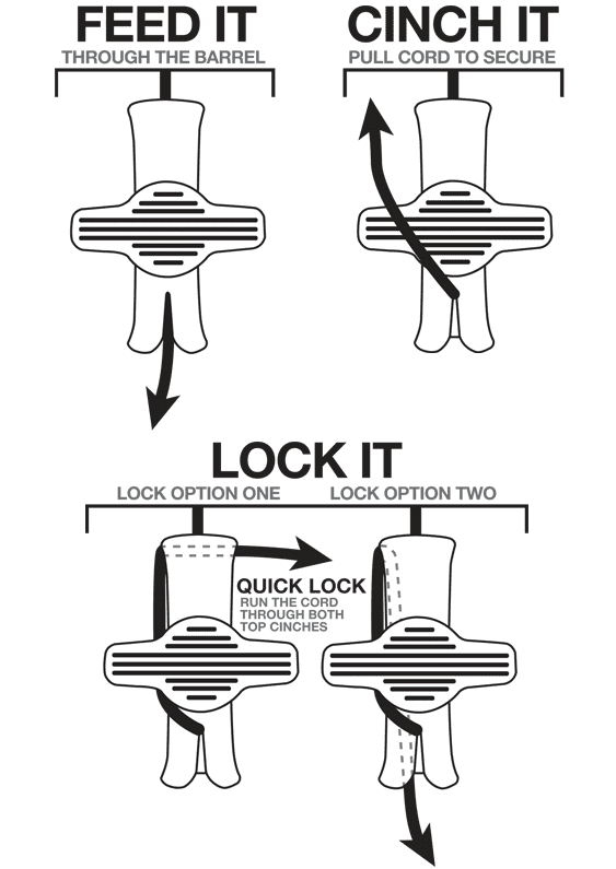 SlotLock Thermoplastic Polyurethane and Nylon 9" Tent Stakes (4 Pack)