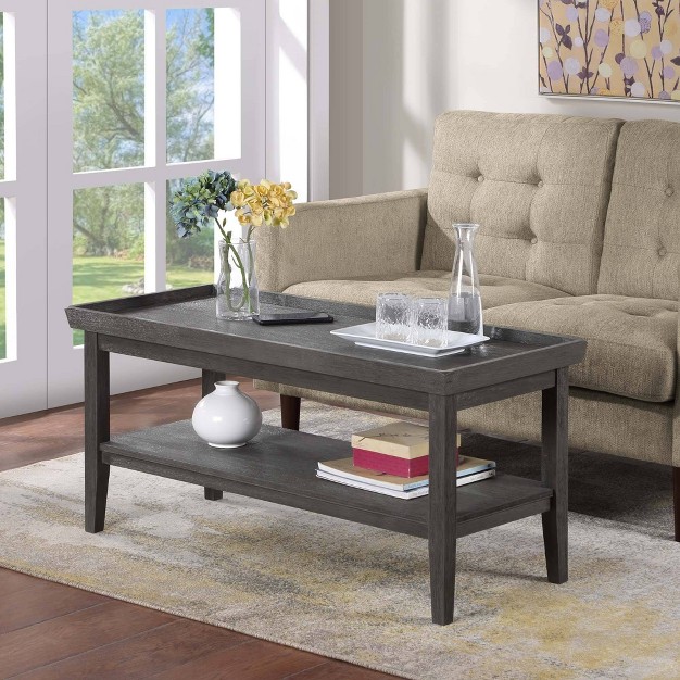 Breighton Home Shadowbrook Coffee Table With Shelf